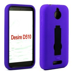HTC Desire 510 Armor Hybrid Case with Stand (Purple)